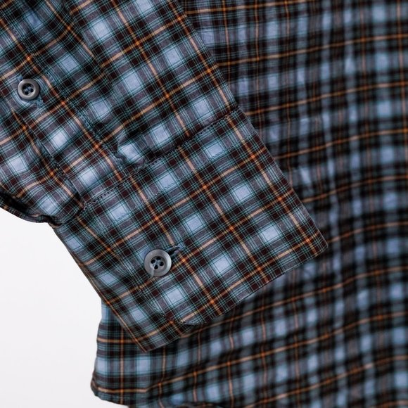 Prada Blue Checkered Cotton Shirt - Picture 6 of 14